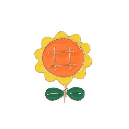 Oulike Sonblom Kenteken Sonblom Persoonlikheid Nuwerwetse Studentebrooch