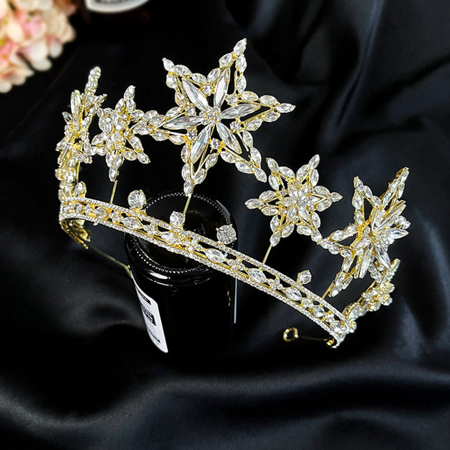 Fotografie Toebehore XINGX Strass Mode Kroon Hoofbedekking