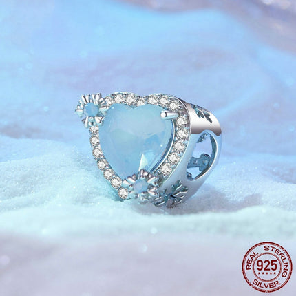 Love Ice And Snow Diy Bracelet String Beads S925 Silver Bead
