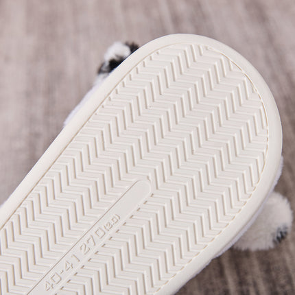 Binnenshuise Platform Warm Spotprent Koei Pluis Pantoffels