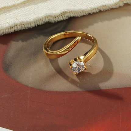 Franse-styl Ring Vir Vroue Nisontwerp Hoë-gehalte En Uitmuntend