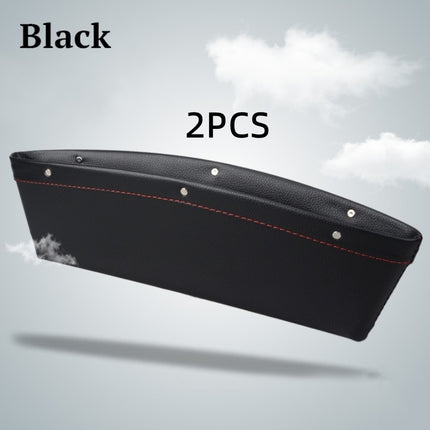 Car Organizer Box Caddy Catcher PU Leather Seat Gap Storage Bag