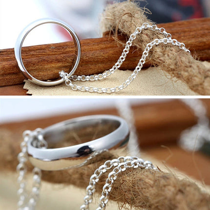 925 Silwer Ring Manlike Wysvinger Pinkie