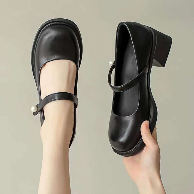 New Spring Loafers British Style Versatile Single-layer Shoes