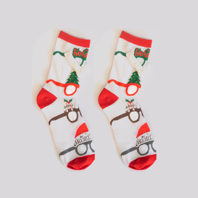 Fashion Simple Magnetic Christmas Socks For Men And Women