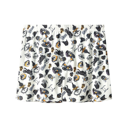 Men's Printed Ice Silk Underwear Fashion Trend