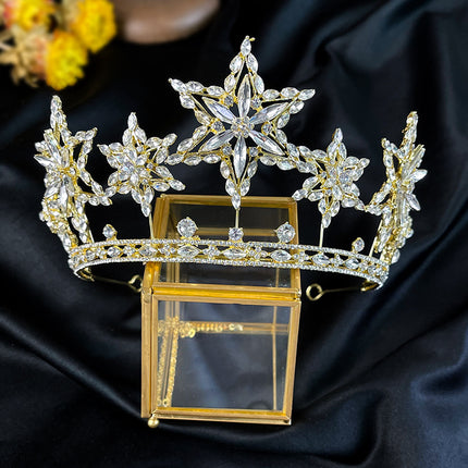Fotografie Toebehore XINGX Strass Mode Kroon Hoofbedekking