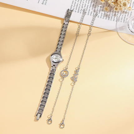 Fashionable Steel-band Bracelet Womens Watch For Ladies