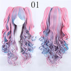 Pink blue