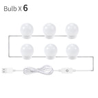 White 6 lights / USB
