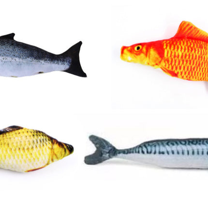 Creative Catnip Fish Pet Plush Toy Fish Cat Pillow