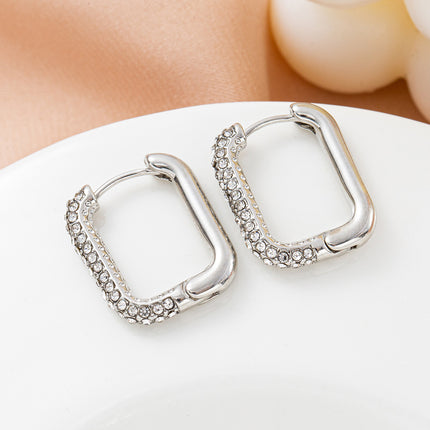 High-grade Round Ring Earrings Women