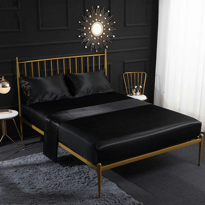 Satyn Beddegoedstel Koningin Koning Grootte Bed Toegeruste Lak 4 Stukke
