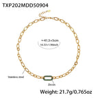 Golden Green Zircon / Necklace