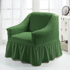 Monochroom luukse groen / Enkel S 90tot140CM