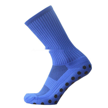 Solid Color Professional Competition Soccer Socks Magical Socks Hexagonal Friction Film