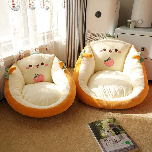 Luie Mense Op Die Grond Stoel Tatami Futon