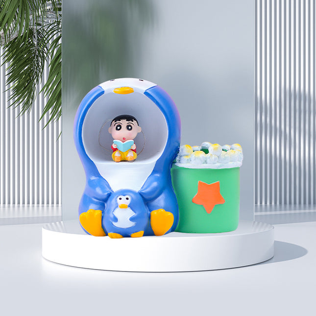 New Cartoon Dream Resin Pen Lamp Decoration Series