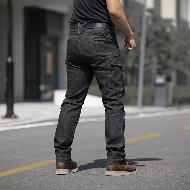 Personality Tactical Stretch Jeans Men