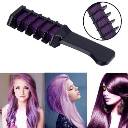 Tydelike Mini Weggooibare Kryte Haarkleur Kleur Mascara Verf Krytboks Met Borsel