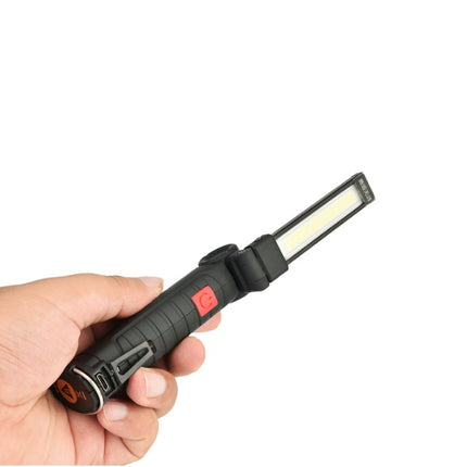 COB LED Tactical Flashlight USB Rechargeable Torch Waterproof Work Light Magnetic Lanterna Hanging Lamp For Night Lighting