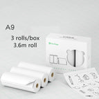 3.6m 3 rolls set / A9 white