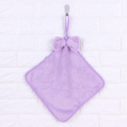 Koraalfluweel-strikkie-absorberende handdoek