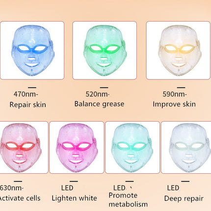Foton Velverjongingsinstrument Tuis Kleurvolle Ledmasker
