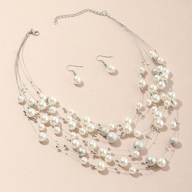 Meerlaagse pêrelketting-hangertjie