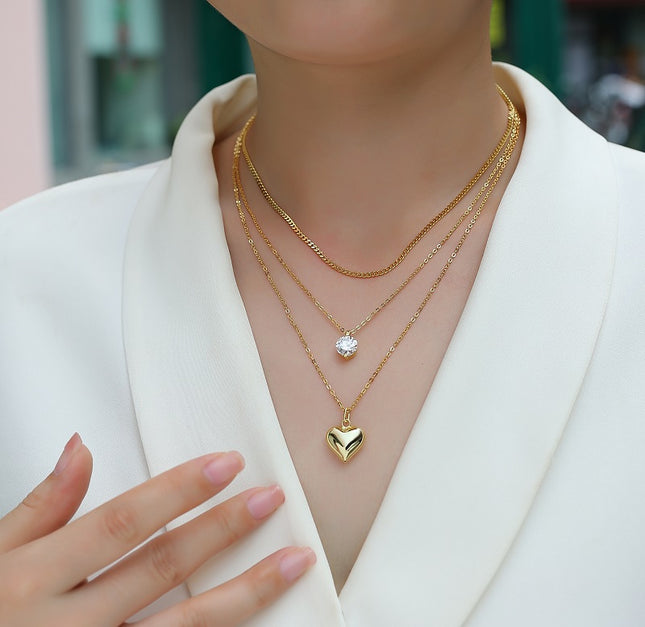 2-carat Luxury Fashion Minimalist Trend Jewelry Silver Pendant Necklace With Top-quality Moissanite, S925 Silver Electroplated With Gold