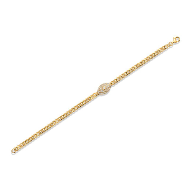 Set With Top-quality Moissanite, This Luxurious And Fashionable Light Luxury Trend Jewelry Silver Bracelet Is S925 Silver-plated With Gold