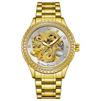 6009 Dragon Watch Gold White