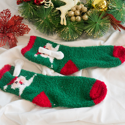 Fashion Simple Magnetic Christmas Socks For Men And Women