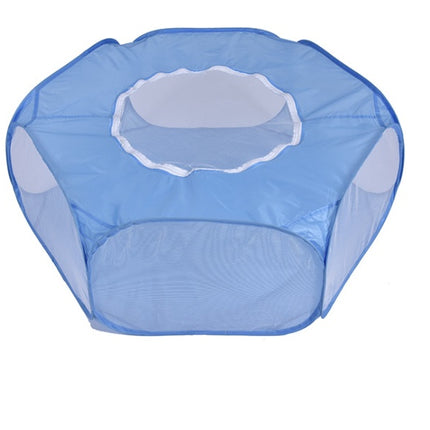 Folding pet fence