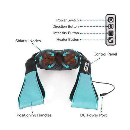 Diepknedende Shiatsu-masseerder met Hitte