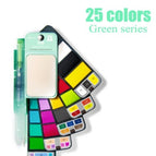 25 colors green series