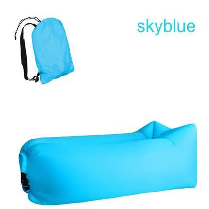 Outdoor Air Sofa Fast Inflatable Laybag Hangout Lounger Beach Air Bed Folding Sleeping Bag Lazy Sofa Lazy Air Sofa