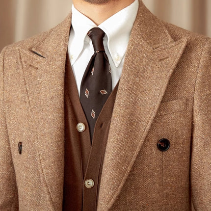 Color Dots Mid-length Coat