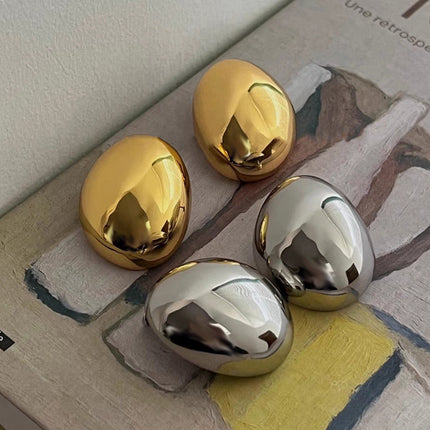 Gold Large Earrings Women's Three-dimensional Special-interest Design