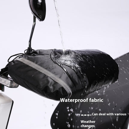 Winter Electric Motorcycle Handle Thickened Waterproof