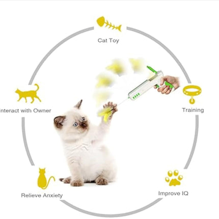 Of Cat Products Toy Tease Cat Stick Feather Cat Toys Pet Products Product Is A Fun Toy For Owners And Cats To Interact