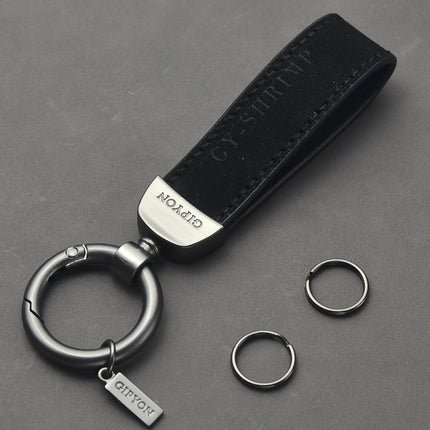 Car Key Ring Genuine Leather Pendant