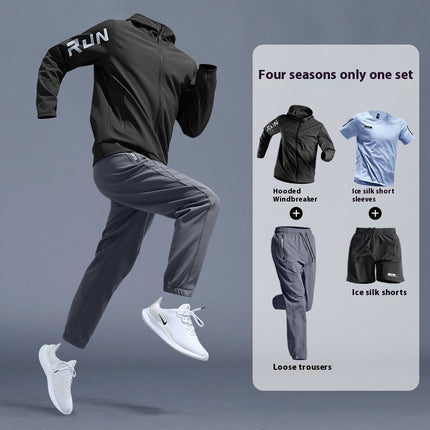 Running Sports Suit Men's Fitness Leisure Speed Training Wear