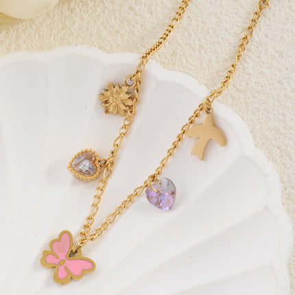 Niche Temperament Round Beads XINGX Shell Anklet
