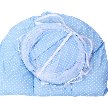 Baby foldable encrypted zipper mosquito net
