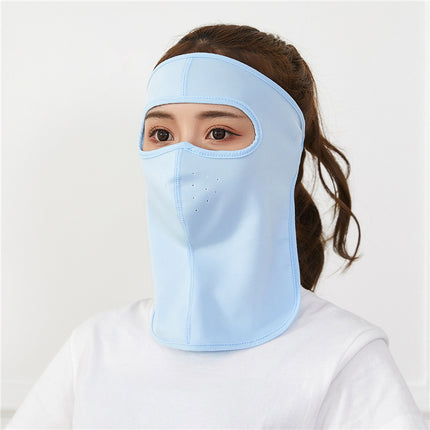 Somer ys sy asemende masker vroulike sonskerm volgesigmasker