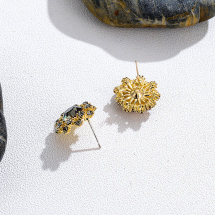Earrings Frosted Shell Beads Solid Color