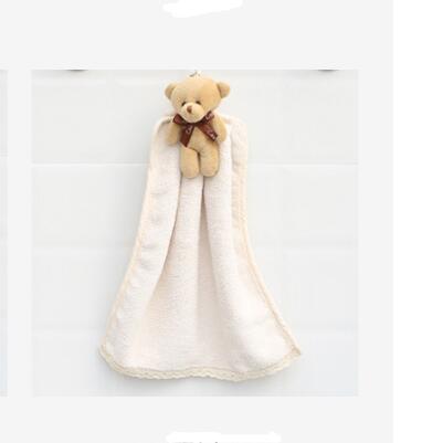 Koraalfluweel vadoek badkamer hangende absorberende handdoek