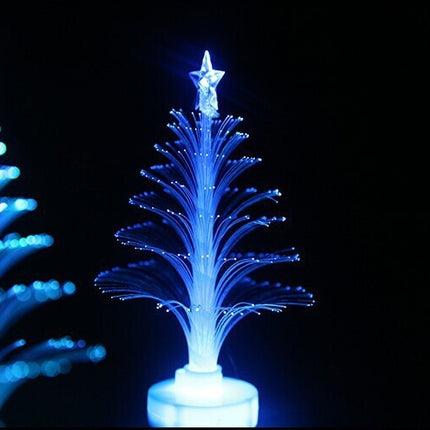 LED Fiber Optic Night Light Colourful Changing Lamp Multi-Color Christmas Tree Star Decoration Home Party Gift