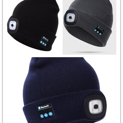Bluetooth LED Hat Wireless Smart Headset Headphone